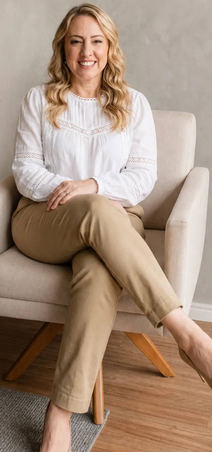 Priscila Canavarolli em seu consultório em Monte Alto/SP